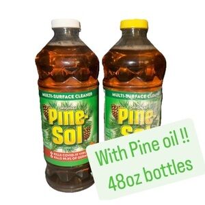 2 Pine Sol ORIGINAL Formula with PINE OIL Glycolic Acid Multi Surface Cleaner